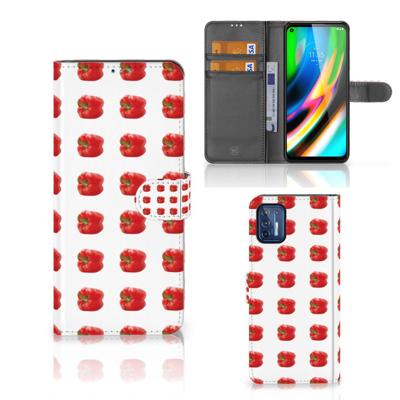 Motorola Moto G9 Plus | Book Cover | Paprika Red