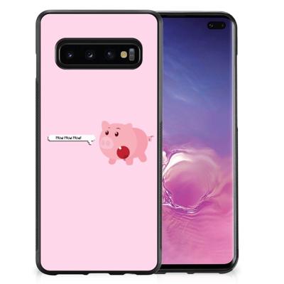 Samsung Galaxy S10+ | Bumper Hoesje | Pig Mud
