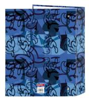 Ringmap El Niño Roller Blauw Zwart A4 27 x 33 x 6 cm - thumbnail