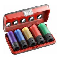 Facom set van 5 alu doppen 15 mm - 22 mm in dbox - nsi.5lpb - thumbnail