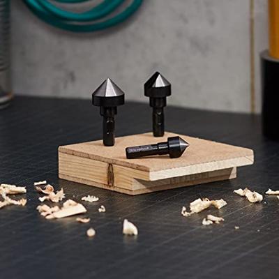 Wolfcraft Verzinkboren | WS | 6-kant | Ø12, 16, 19mm | 3 stuks - 2584000