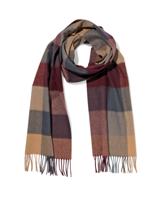 HEMA Herensjaal ruiten bordeaux - thumbnail