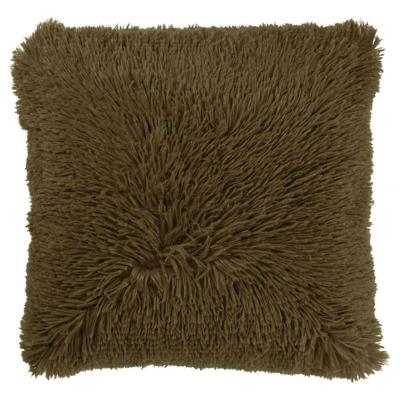 Dutch Decor kussenhoes FLUFFY - 60x60 cm Military Olive