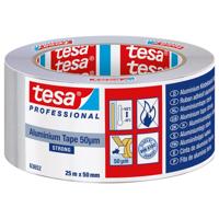 Tesa Aluminiumtape | met liners | lengte 25 m | breedte 50 mm wiel | 6 stuks - 63652-00001-00 63652-00001-00 - thumbnail