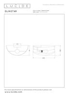 Lucide GLINSTAR - Wandlamp - 1xE27 - Multicolor - thumbnail