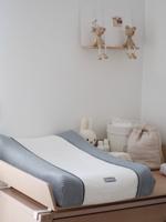 Hoeslaken voor verschoonmatras BEABA Sofalange light mist - thumbnail
