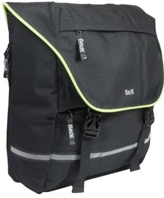 Enkele Sportieve Fietstas SPRTV Shopper Zwart/Lime