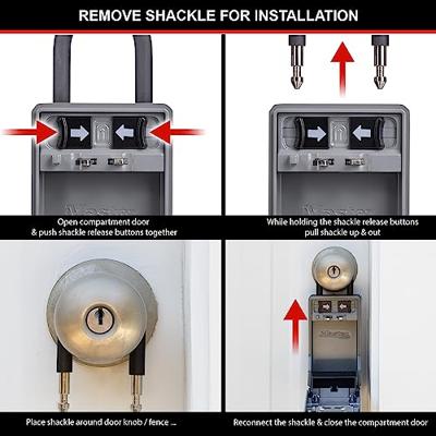 Master Lock Sleutelkluis Select Access met beugel - 5480EURD - thumbnail