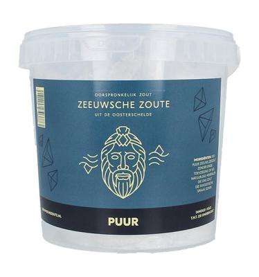 Zeeuwsche Zoute Puur zout in emmer 1 Kilogram