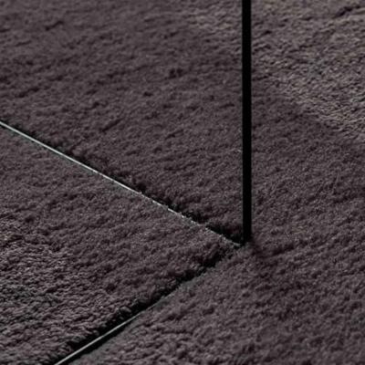 Tapijt Antraciet 120 x 170 cm Polyester