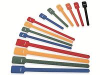 HellermannTyton Klittenband kabelbinder Om te bundelen Haak- en lusdeel (l x b) 200 mm x 12.5 mm Groen 10 stuk(s) - thumbnail