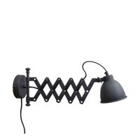 Urban Interiors wandlamp 'Harmonica' Ø12cm, kleur Vintage Black - thumbnail