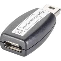 USB 2.0 Adapter [1x Mini-USB 2.0 B stekker - 1x Micro-USB 2.0 B bus] - thumbnail