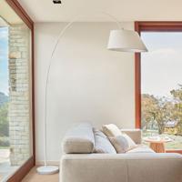 Kave Home Vloerlamp 'May', kleur wit - thumbnail