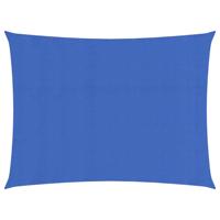VidaXL Zonnezeil 160 g/m² rechthoekig 4x5 m hdpe blauw - thumbnail