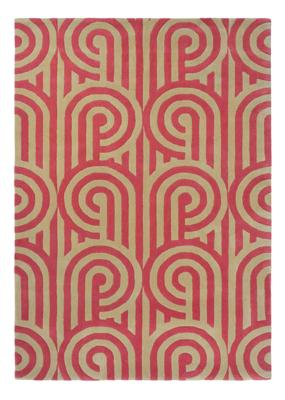 Florence Broadhurst - Turnabouts claret 39200 - 120x180 cm Vloerkleed