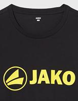 JAKO 6160 T-Shirt Promo - Zwart Gemeleerd/Citroen - S - thumbnail