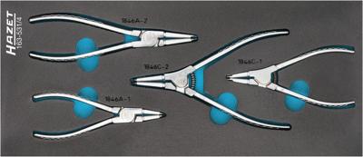 HAZET Set tangen voor borgringen 163-531/4 · 4-delig