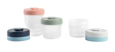 BEABA Set 1ste leeftijd 6 porties clip - (2x90ml + 4x150ml) - thumbnail