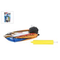 Speedboot opblaasbaar met pomp 17cm - thumbnail