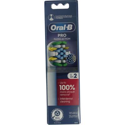 Oral B Opzetborstel floss action (2 Stuks) Oral B Opzetborstel floss action (2 Stuks)