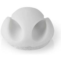 Nedis CMGC20026WT Kabelmanagement Kabelclip Click & Go 6 Stuks Aantal Slots: 2 Sleuven Maximale Kabeldikte: 5.3 Mm Tpe Wit - thumbnail