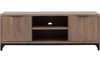Goossens Tv Meubel Max, 2 deuren 1 open vak 40 cm diep Goossens Tv Meubel Max, 2 deuren 1 open vak 40 cm diep