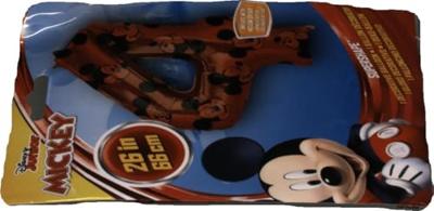 Folieballon Cijfer 4 Mickey Mouse Rood (66cm) - thumbnail