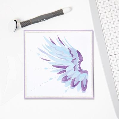 Sizzix • layered stencils wings