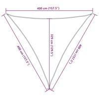 VidaXL Zonnezeil 160 g/m² 4x4x4 m hdpe beige - thumbnail