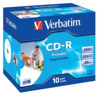 Verbatim 43325 CD-R 80 disc 700 MB 10 stuk(s) Jewelcase - thumbnail