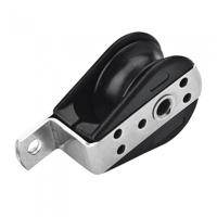 Pro+ 1-Schijfs Dek Blok voor 6 mm. Koord, Gesloten met Kogellager, 700 Dan - thumbnail