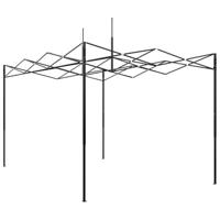 VidaXL Kas met pop-up frame met dak groen 280 x 410 x 315 cm ijzer - thumbnail