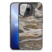 iPhone 13 Pro Max Marmeren Print Telefoonhoesje Steen - thumbnail
