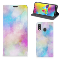 Bookcase Samsung Galaxy M20 Watercolor Light - thumbnail