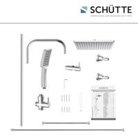 Opbouw Regendoucheset Schutte Mallorca Chroom - thumbnail