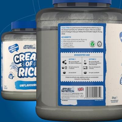 Applied Nutrition Cream of Rice Unflavoured (2000 g) - thumbnail