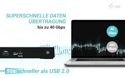 I-tec Thunderbolt4 Triple Display Docking Station + Power Delivery 96W I-tec Thunderbolt4 Triple Display Docking Station + Power Delivery 96W