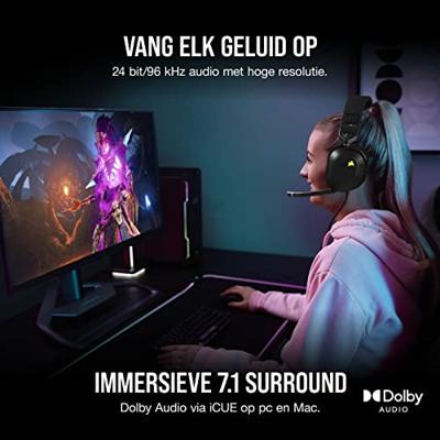 Corsair HS80 RGB USB gaming headset Corsair HS80 RGB USB gaming headset