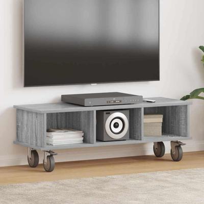 TV-standaard Grijs Sonoma 100 x 35 x 35 cm Bewerkt hout