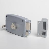 Cisa 50420.50.1 oplegslot met losse buitencilinder doornmaat 50 mm zilver - Din L - thumbnail