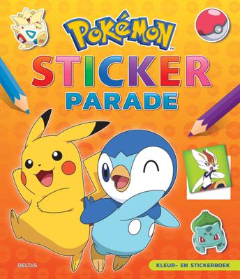 Deltas Pokemon sticker parade kleur- en stickerboek