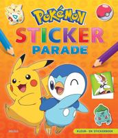 Deltas Pokemon sticker parade kleur- en stickerboek - thumbnail