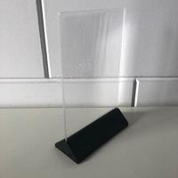 Menustandaard A5 zwart voetje - thumbnail