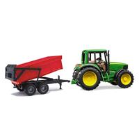 Bruder 02057 John Deere 6920 Tractor met Aanhanger 1:16 - thumbnail