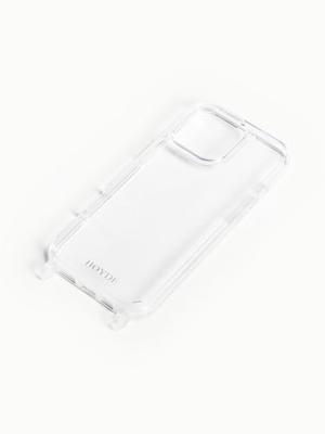 Høyde iPhone 16 Pro Max backcover - Telefoonhoes met koord - Beachy Blue