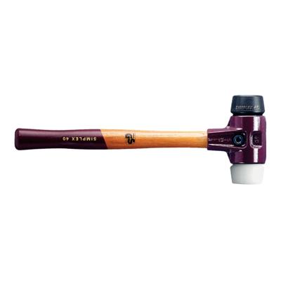 Halder SIMPLEX 3027 Hamer met verwisselbare doppen rubber/superplastic 405x150x60mm - 3027.060