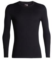 Icebreaker Merino 200 Oasis LS Crewe Thermoshirt Heren Black M - thumbnail