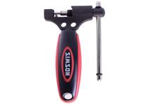 Simson Kettingpons de luxe universeel zwart/rood - thumbnail