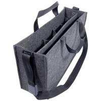 Sigel Schoudertas BA411 50 cm x 28 cm Donkergrijs Grip: Ja Schouderband: Ja - thumbnail